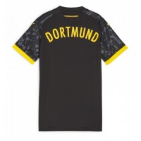 Koszulka piłkarska Borussia Dortmund Strój wyjazdowy dla kobiety 2023-24 tanio Krótki Rękaw